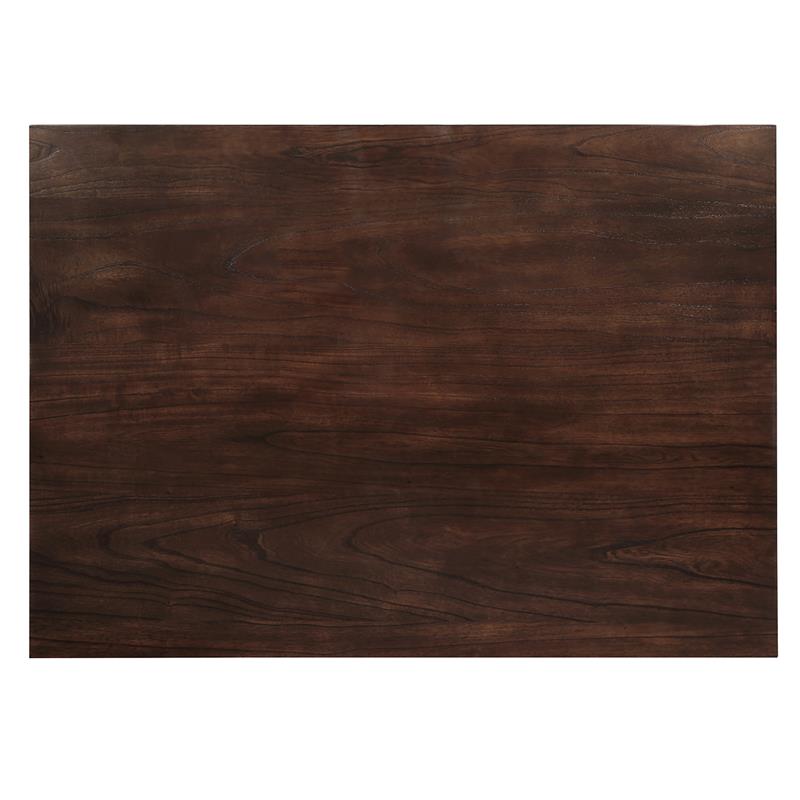 Bowery Hill Transitional Espresso Wood 7-Piece Counter Storage Dining Set