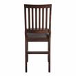 Bowery Hill Transitional Espresso Wood 7-Piece Counter Storage Dining Set