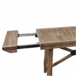 Bowery Hill Light Brown Distressed Wood Counter Height 9-Piece Dining Set