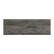 Bowery Hill Wood Charcoal Bar Table Set Rectangular Wood Grain Detailing 60
