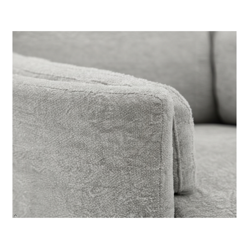 Bowery Hill Polyester Mineral White Glider Recliner Swivel USB Charger 40