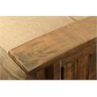 Bowery Hill Queen-size Wood Storage Futon-Java Brown Mattress