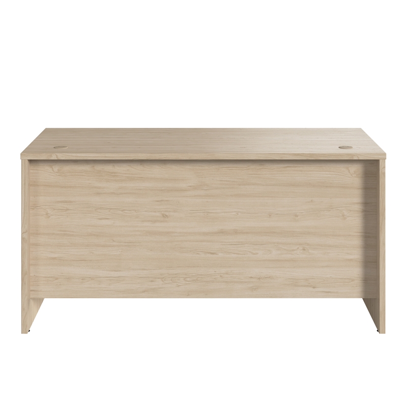 Bowery Hill Engineered Wood Natural Elm Office Desk Rectangular 60W x 30D Unassembled