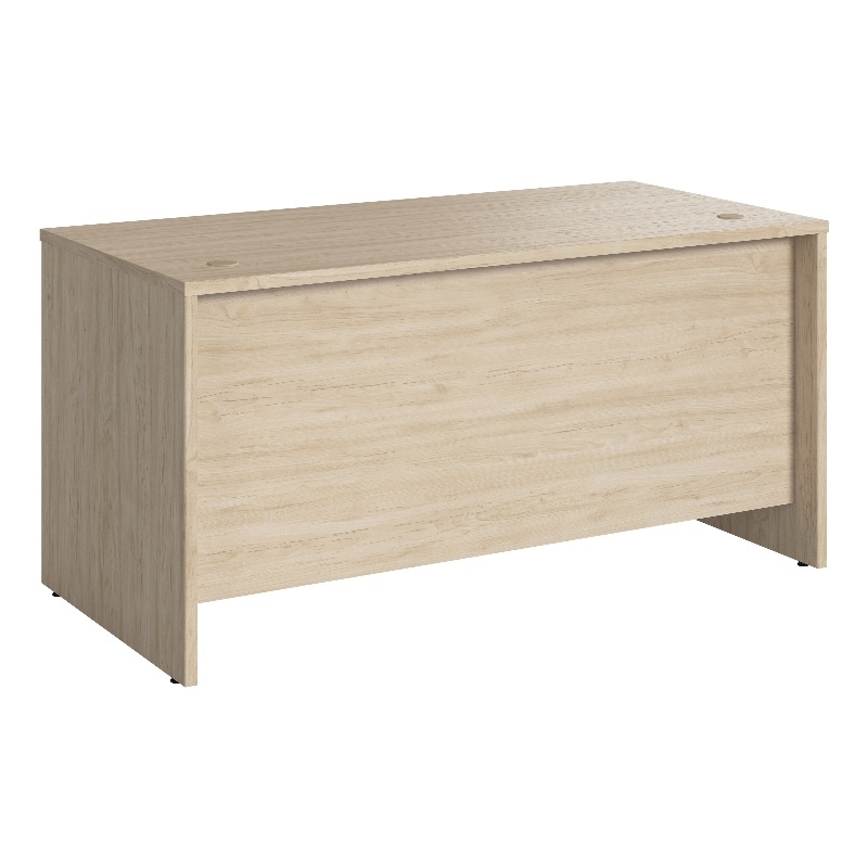 Bowery Hill Engineered Wood Natural Elm Office Desk Rectangular 60W x 30D Unassembled