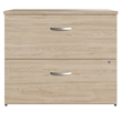 Bowery Hill 2 Drawer Lateral File Cabinet in Natural Elm - Engineered Wood