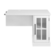 Bowery Hill Modern / Contemporary 42W Desk Return with Storage