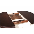 Bowery Hill Extendable Dining Set and Sideboard in White / Chestnut Brown Wood