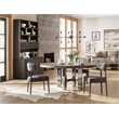 Bowery Hill Upholstered Graphite Dining Side Chair Rectangular Button Tufted 35.25