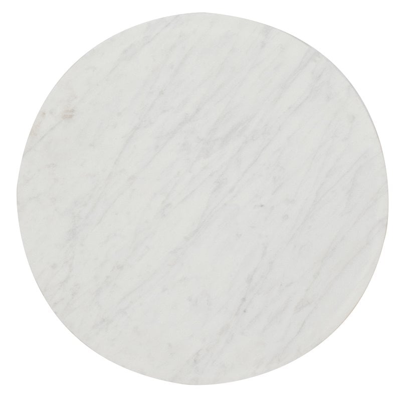 Bowery Hill Living Room Table - Sandblasted and waxed marble top