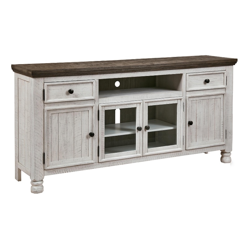 Bowery Hill Wood TV Stand for TVs up to 85