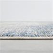 Bowery Hill Contemporary Fabric 5'x7' Area Rug in Blue Finish