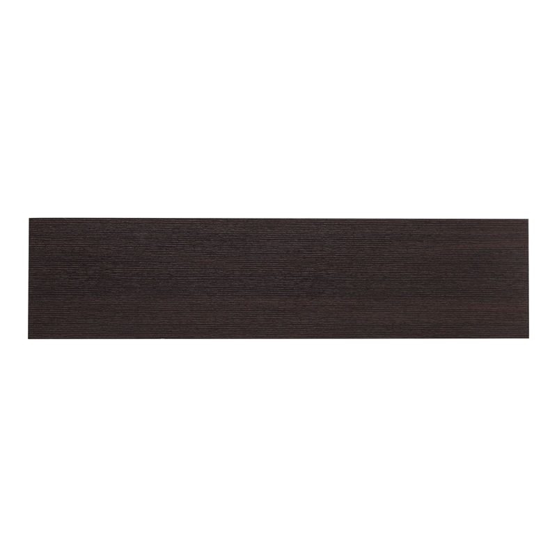 Bowery Hill Modern Wood W-Shaped Legs Console Table in Red Cocoa