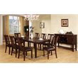 Bowery Hill Contemporary Wood Rectangle Dining Table in Espresso