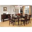 Bowery Hill Contemporary Wood Rectangle Dining Table in Espresso