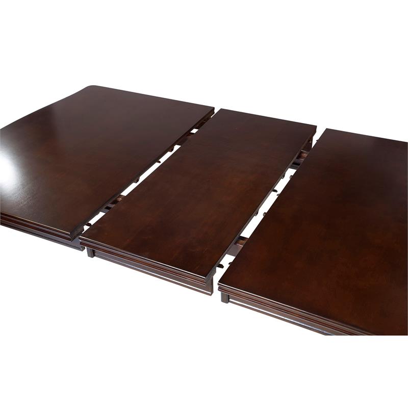 Bowery Hill Contemporary Wood Rectangle Dining Table in Espresso