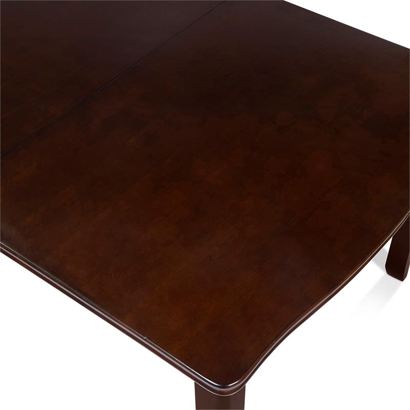Bowery Hill Contemporary Wood Rectangle Dining Table in Espresso