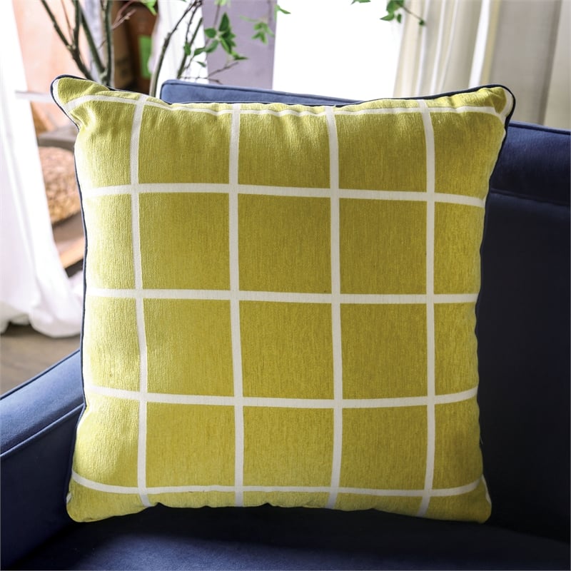 Bowery Hill Fabric Upholstered Track Arm Upholstered Sofa in Navy