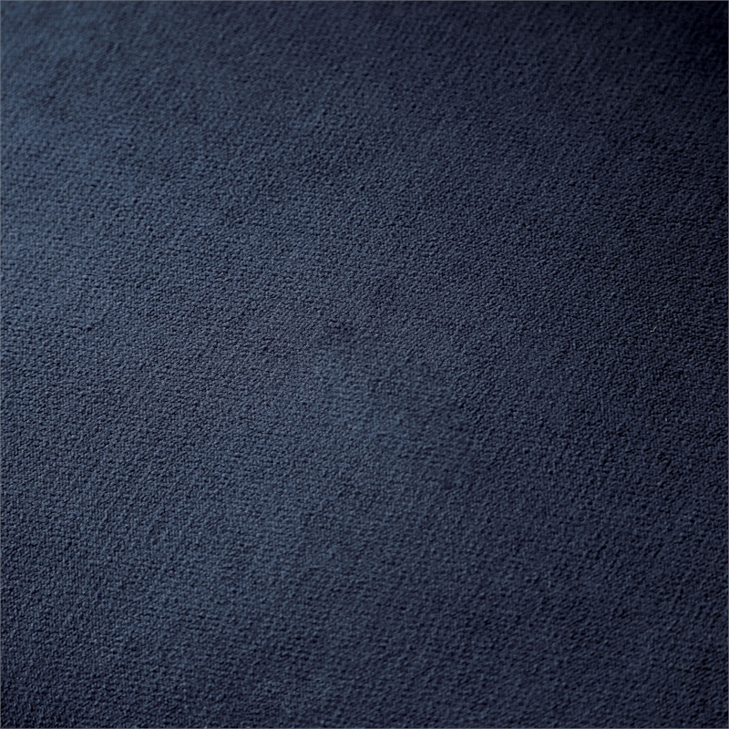 Bowery Hill Fabric Upholstered Track Arm Upholstered Sofa in Navy