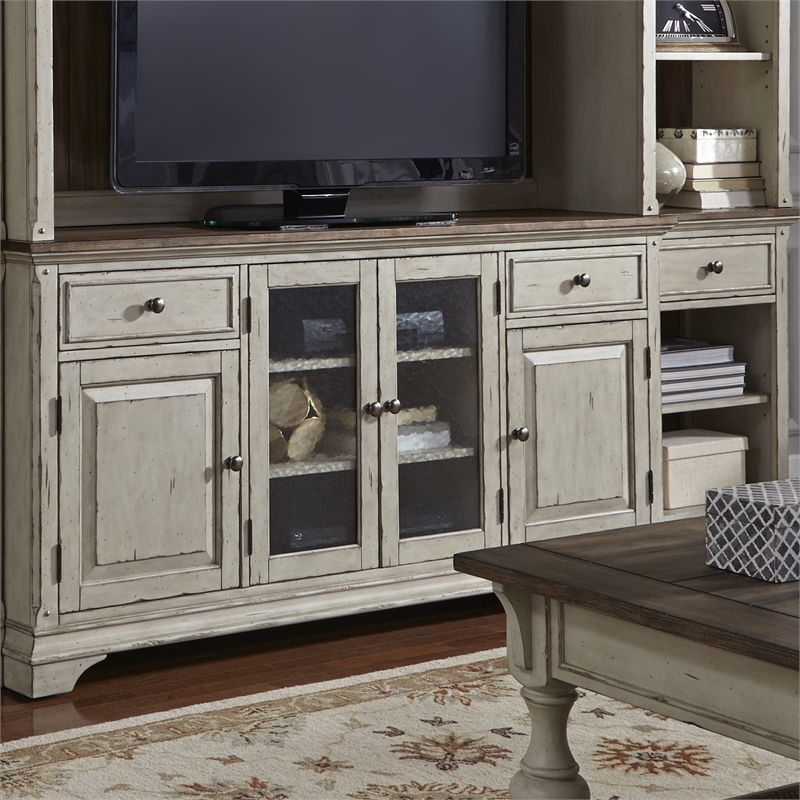 bowery hill modern / contemporary white entertainment tv stand