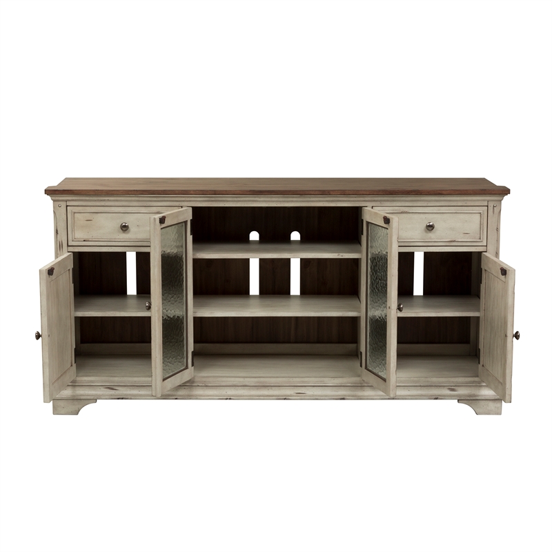 bowery hill modern / contemporary white entertainment tv stand
