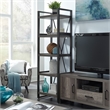 Bowery Hill Modern / Contemporary Wood Medium Gray Tall Pier Unit