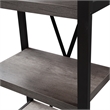 Bowery Hill Modern / Contemporary Wood Medium Gray Tall Pier Unit