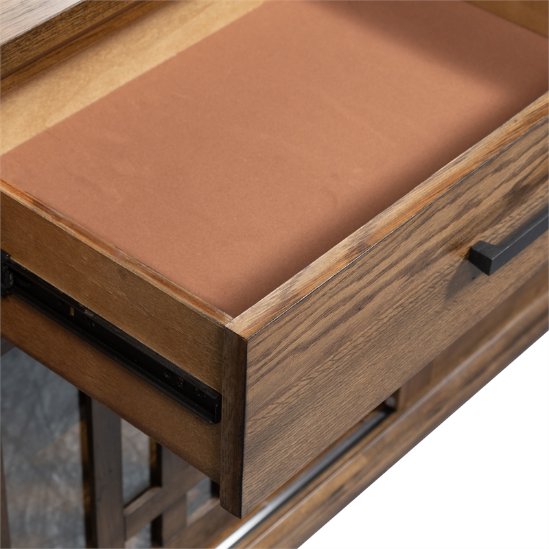 Bowery Hill Modern / Contemporary Wood Server in Medium Brown