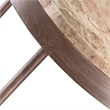 Bowery Hill Modern / Contemporary Nesting Tables in Pewter Finish