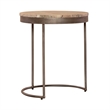Bowery Hill Modern / Contemporary Nesting Tables in Pewter Finish