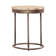 Bowery Hill Modern / Contemporary Nesting Tables in Pewter Finish