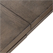 Bowery Hill Traditional Farmhouse Trestle Table Set - Dusty Taupe
