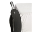 Bowery Hill Solid Wood Black Twin Bed Sleigh Design 83.5
