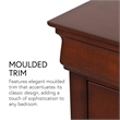 Bowery Hill Transitional Solid Wood 5-Drawer Chest in White Finish