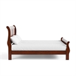 Bowery Hill Solid Wood Cherry Full Bed Sleigh Design 83.5
