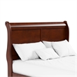 Bowery Hill Solid Wood Cherry Full Bed Sleigh Design 83.5