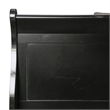 Bowery Hill Transitional Solid Wood Panel Queen Bed in Black