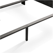 Bowery Hill Transitional Solid Wood Panel Queen Bed in Black