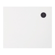 Bowery Hill Wood Storage End Table with USB Port in White Pure