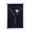 Bowery Hill Contemporary Rectangular Beveled Edge Wall Art in Mirrored