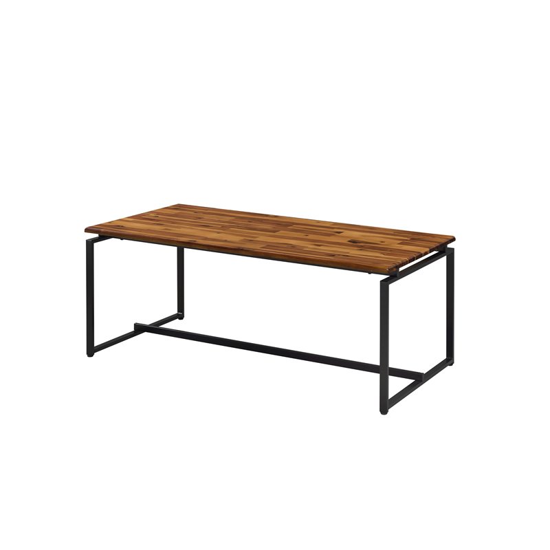 Bowery Hill Contemporary 3Pc Pack Coffee and End Set in Walnut