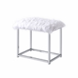 Bowery Hill Contemporary 3 Piece Metal Frame Vanity Set in Chrome