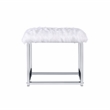 Bowery Hill Contemporary 3 Piece Metal Frame Vanity Set in Chrome