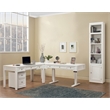 Bowery Hill Transitional Poplar Solid Wood Rolling File in Cottage White