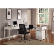 Bowery Hill Transitional Poplar Solid Wood Rolling File in Cottage White