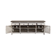 Bowery Hill Contemporary 76-Inch Tile TV Console in Off White