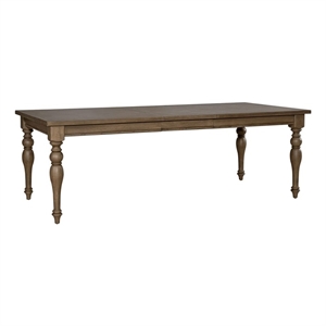 Bowery Hill Poplar Brown Dining Table Rectangular 18&quot