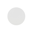 Bowery Hill Contemporary Wood Round Counter Stool in White Finish