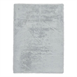 Bowery Hill Modern Faux Rabbit 5' x 7' Area Rug in Pastel Blue