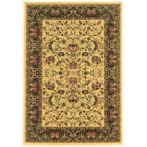 Bowery Hill Modern Nain Polypropylene 8' Square Area Rug in Cream