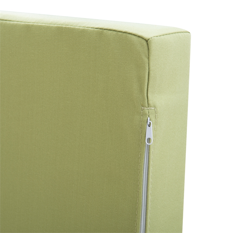 Bowery Hill 5 Piece Polyester Cushion/Pillow Set for Nook in Apple Green